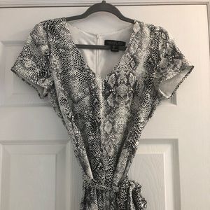 Rachel Zoe Snakeskin Jumpsuit